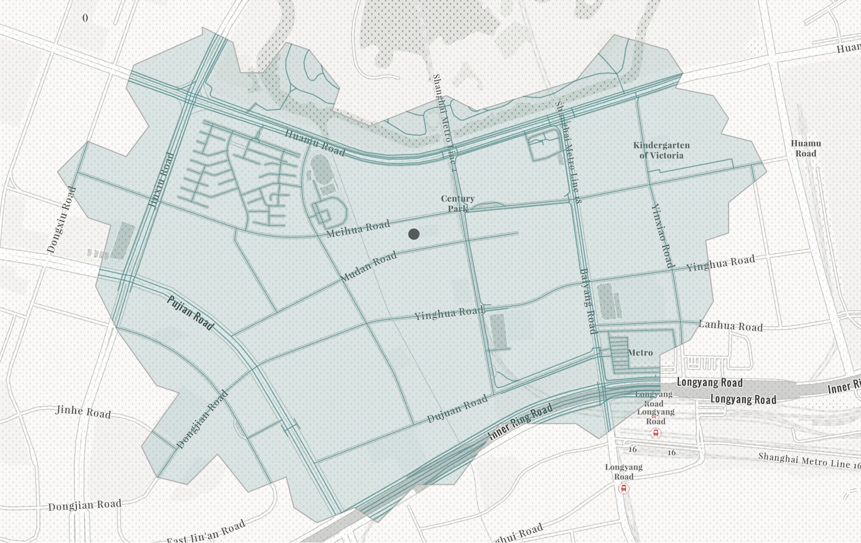 Walking catchment.
